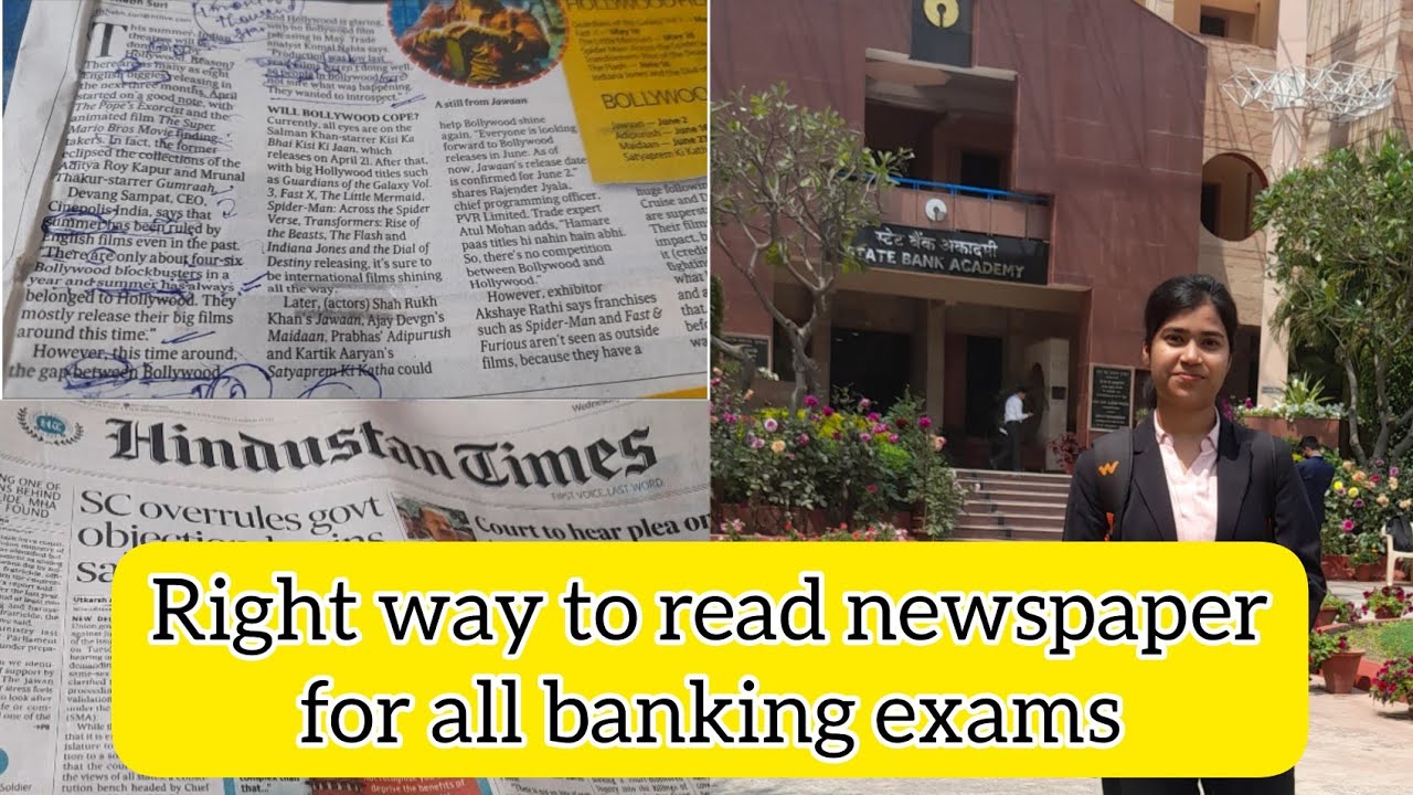How to read English Newspapers for bank exams | News paper read ka sahi tarika by SBI PO and IBPS PO