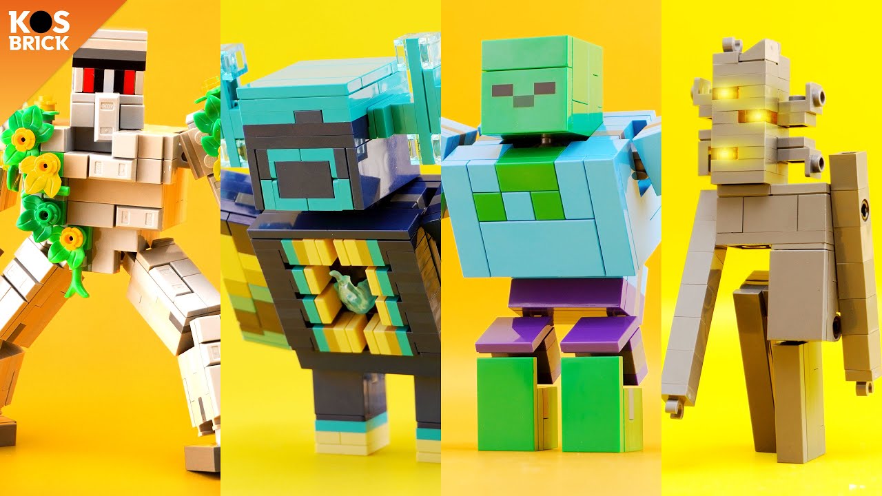 Lego Minecraft Mutant and Mobs Compilation 2 (Tutorial)