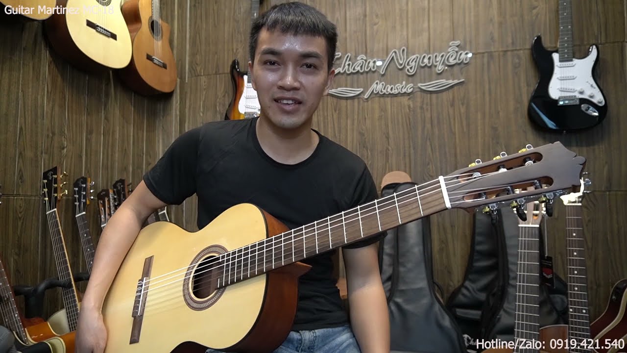 Review Guitar Classic Martinez MC18 Toledo Giá 3 Triệu Đồng l Guitar Martinez nhập khẩu chính hãng