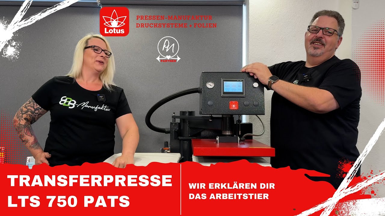 Transferpresse für Profis & Anfänger: LTS 750 PA im Detail