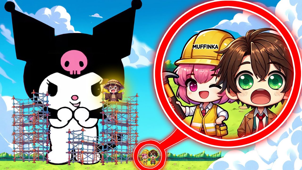 MUFFINKA zbudowała OGROMNY DOM KUROMI ! @Muffinaart