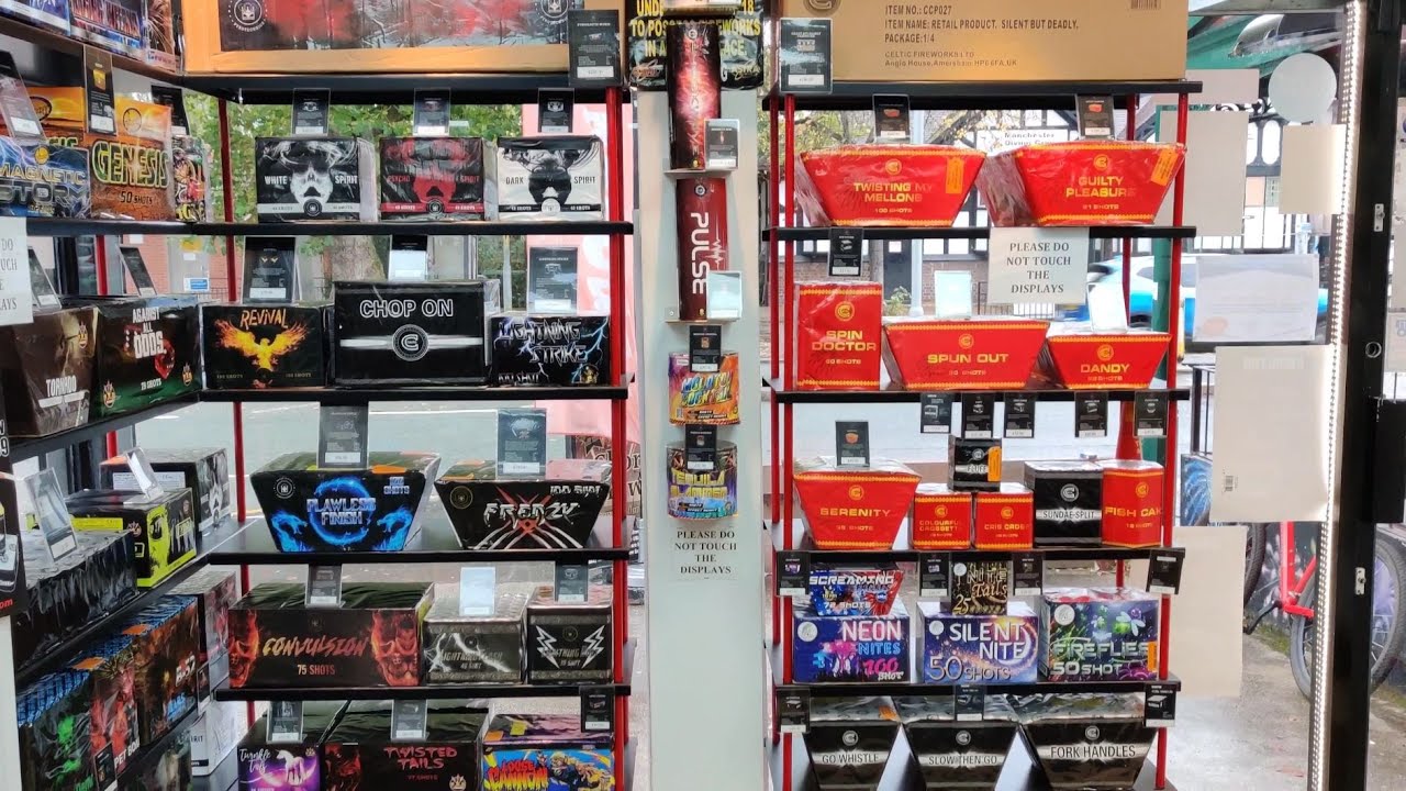 Chorlton Fireworks Shop Tour 2020 - Part One - 4k
