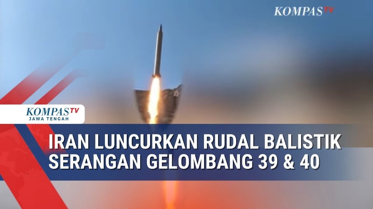 Detik-Detik Iran Luncurkan Rudal Balistik Berat dalam Serangan Gelombang 39 dan 40