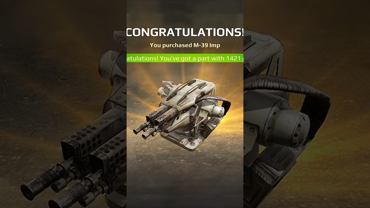 Imp Machine Gun ✅ Crossout Mobile #shorts