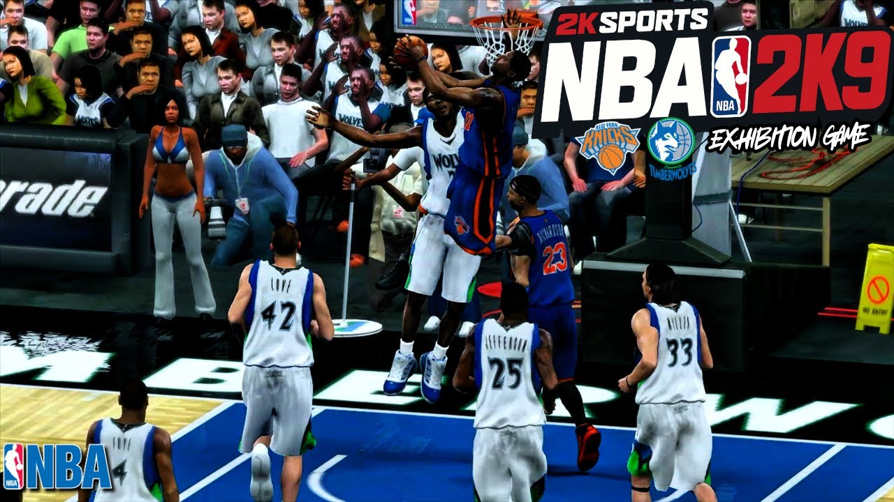NBA 2K9 Gameplay - New York Knicks vs Minnesota Timberwolves | Xbox 360 | (4K)