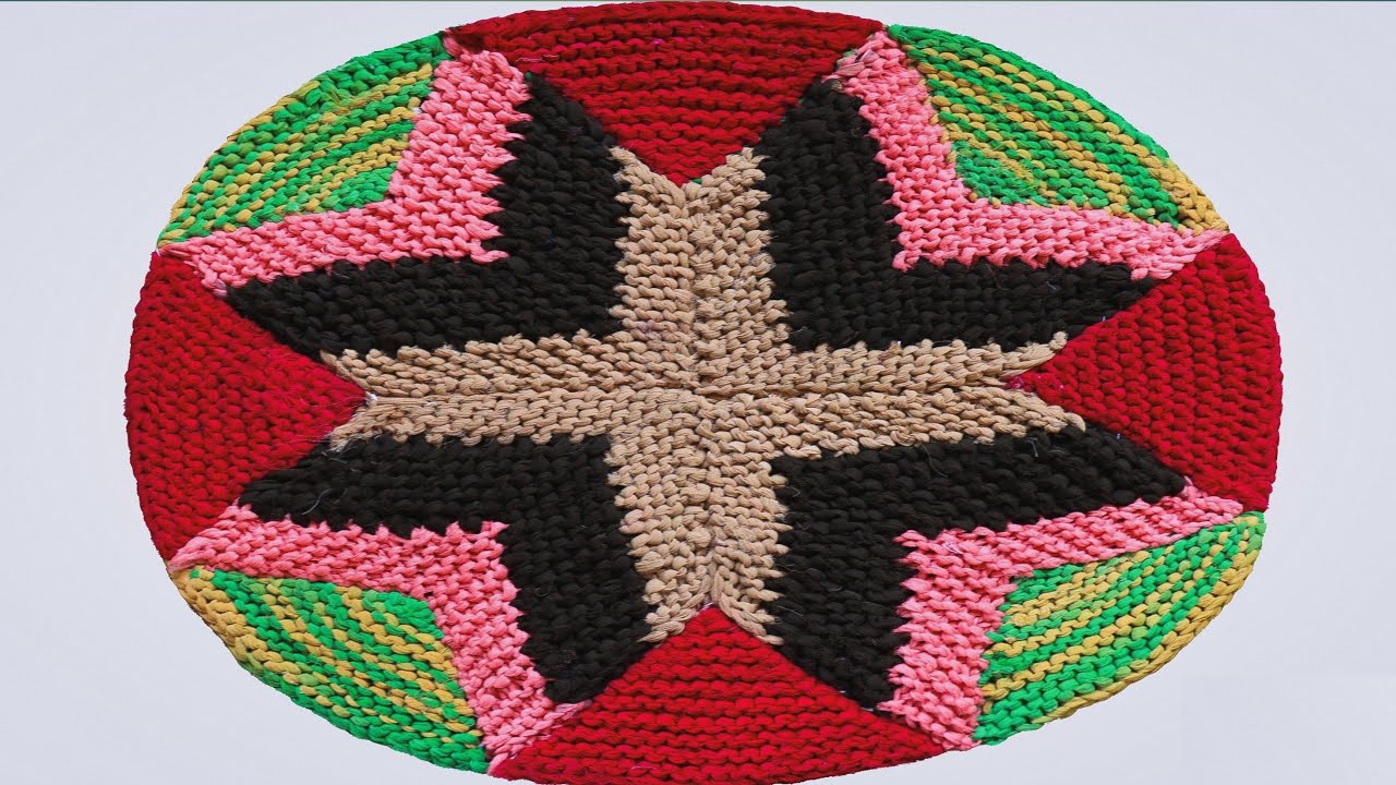 गोल पायदान की ऐसी डिजाइन जिसे देखते ही आप बनानान। New doormat design ।