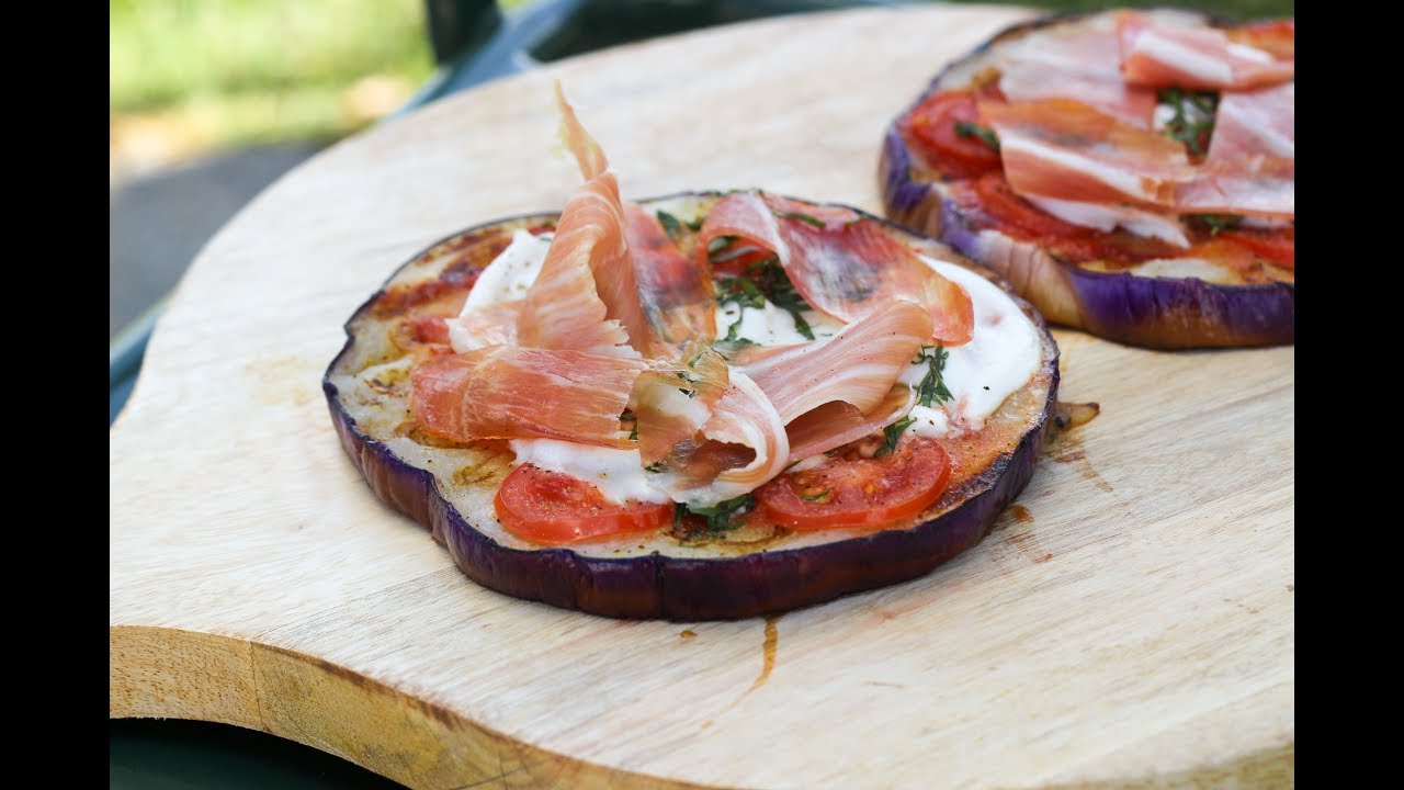 BBQ Vanavond?! - Pizza van aubergine