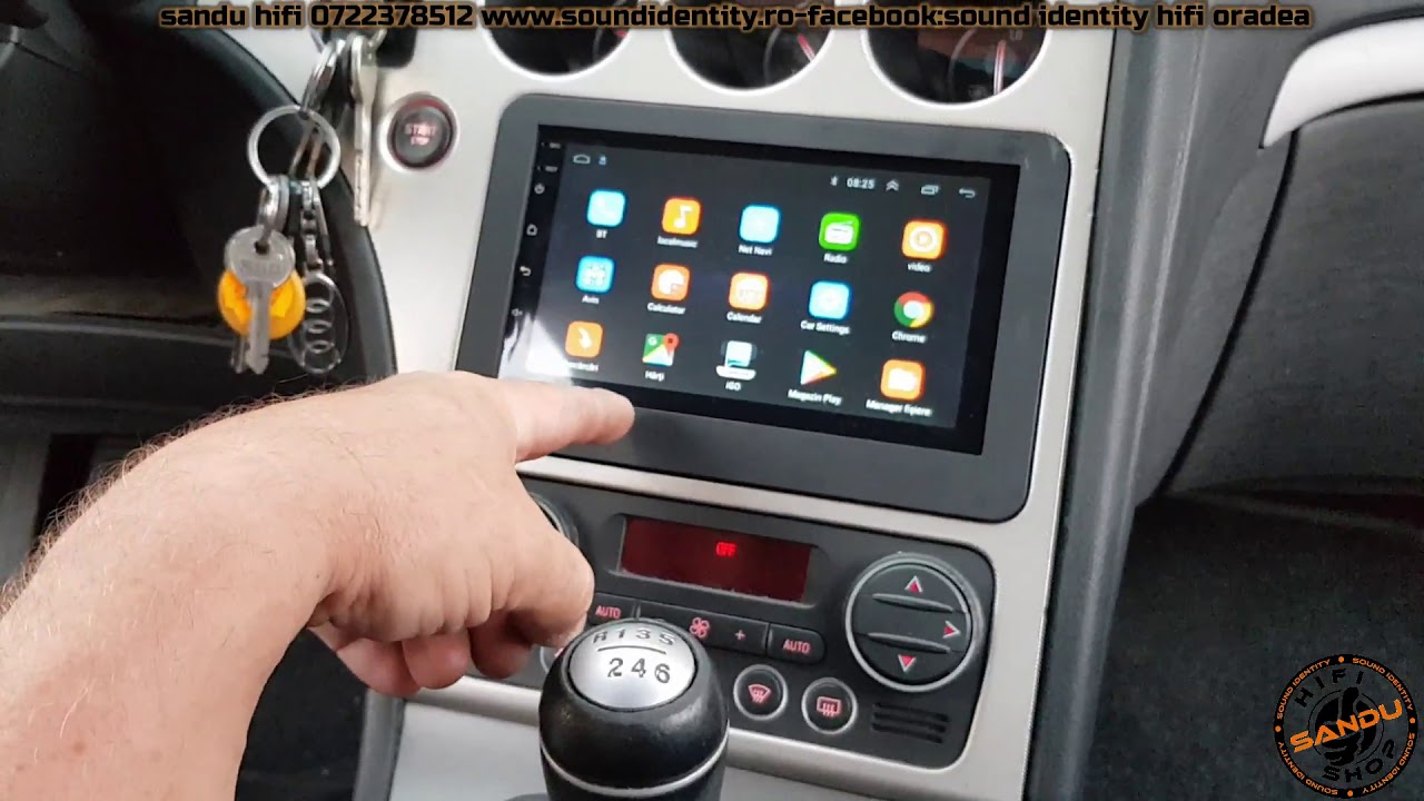 ALFA ROMEO 159 ANDROID KIT MONTAJ RAMA 2 DIN SI MODUL PRELUARE COMENZI VOLAN