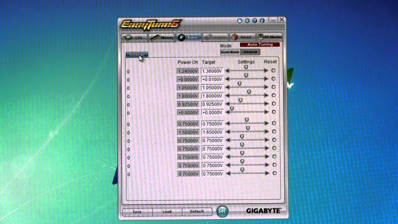 Gigabyte Z77X-UD3H Software EasyTune 6 and 3D Power