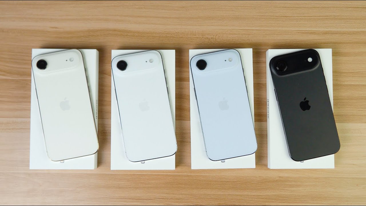 iPhone Air — не выбирайте неправильный цвет