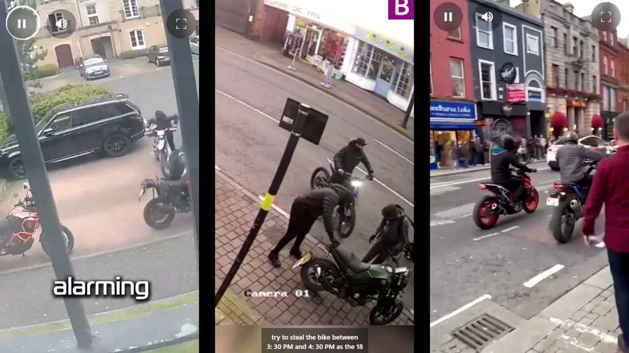 Motorbike theft prevention in the UK.