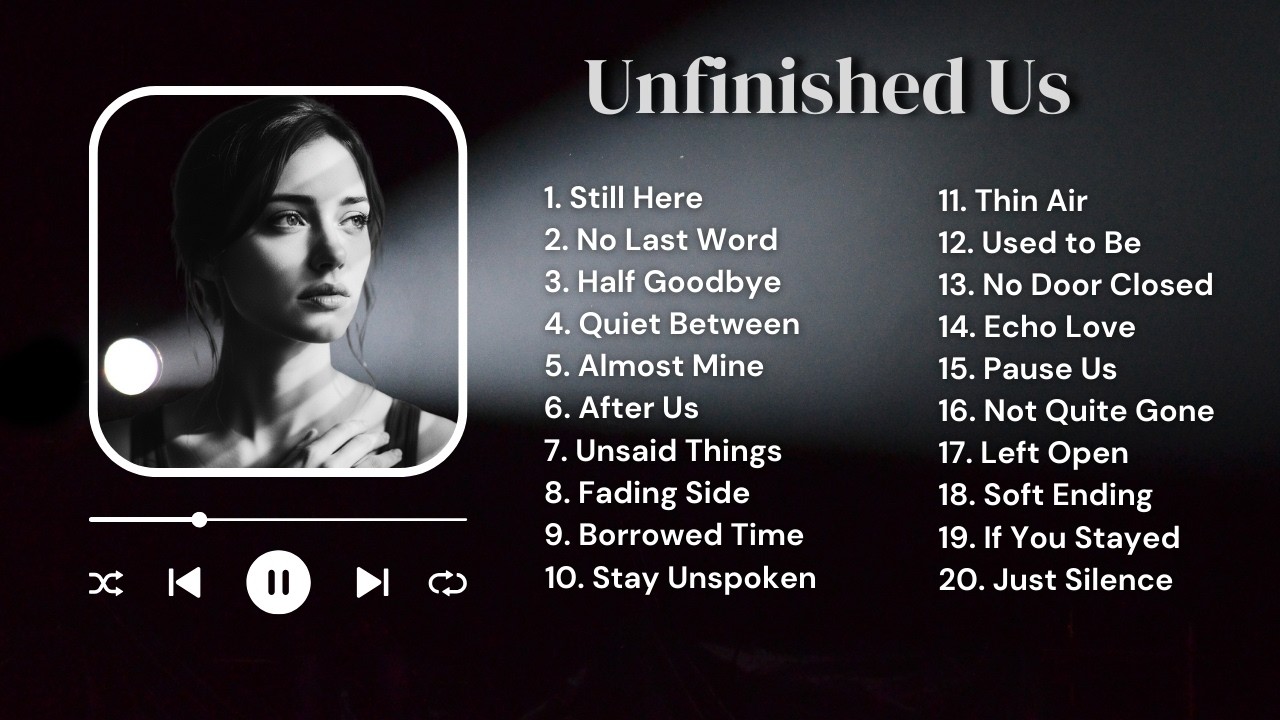Unfinished Us – Deep Sad Songs for Broken Hearts   Emotional & Melancholic Music Playlist