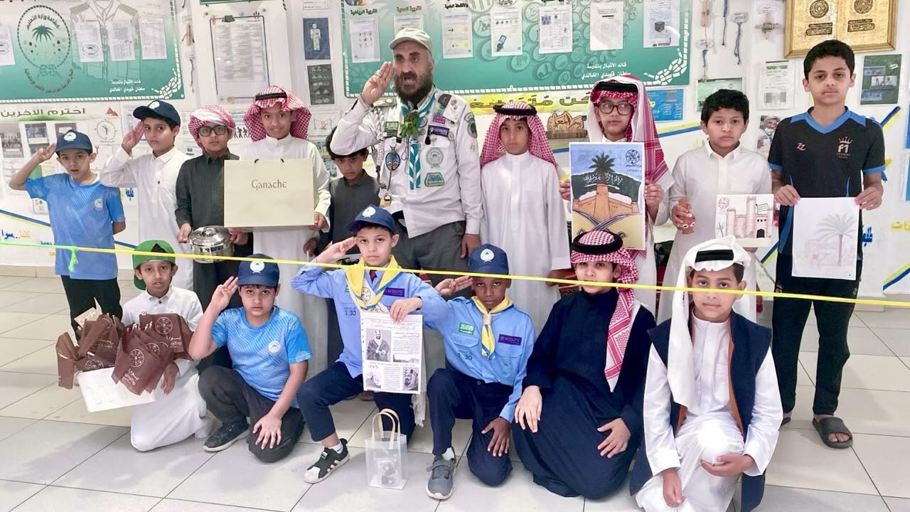 مبادرة ومشاركة فرقة البراعم في مناسبة ومعرض يوم التأسيس ١٤٤٧