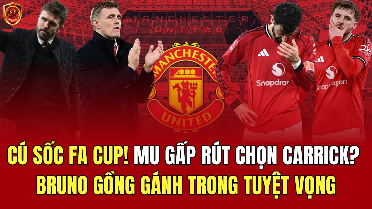 TIN TỐI MU | MU Đẩy Carrick Lên Ghế Nóng – Bruno Gồng Gánh Tuyệt Vọng! #football #manchesterunited