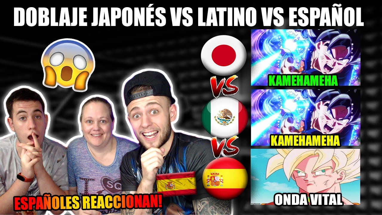 🇪🇸ESPAÑOLES REACCIONAN a DOBLAJE LATINO vs ESPAÑOL vs JAPONÉS 🇲🇽