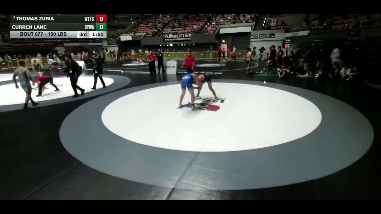03-07-26 150 lbs 3rd Place Match   Thomas Zubia  vs Curren Lane - LOSS - Selland Arena