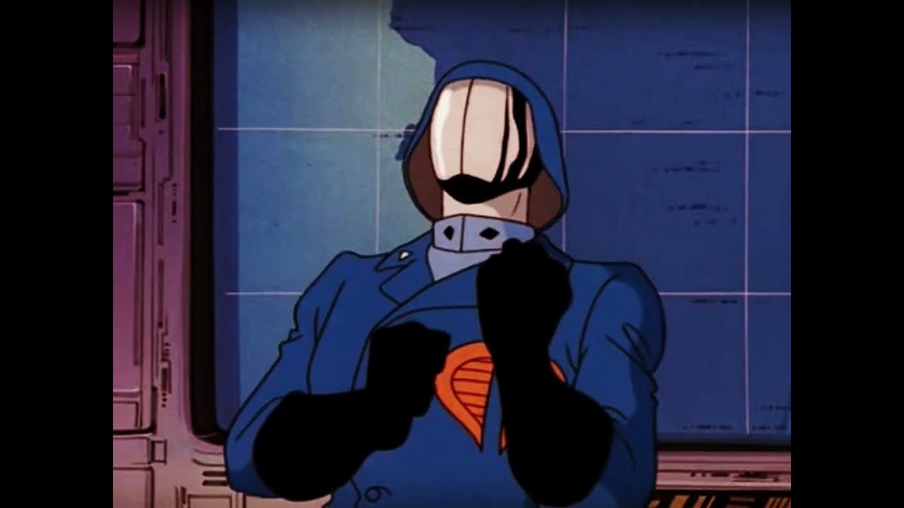 1980s GI JOE Cobra Commander Beats Serpentor from Sunbow Animation Appearances Compilation #gijoe