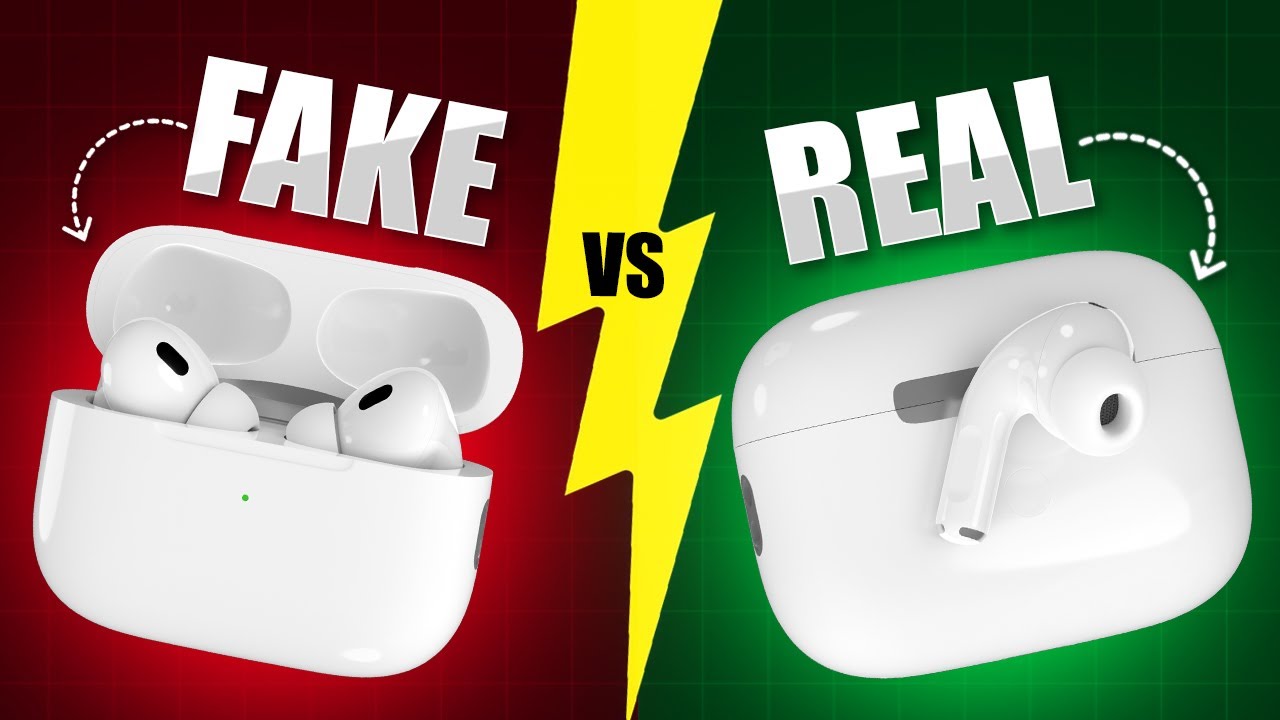 How to Spot the Difference Between Real and Fake AirPods!