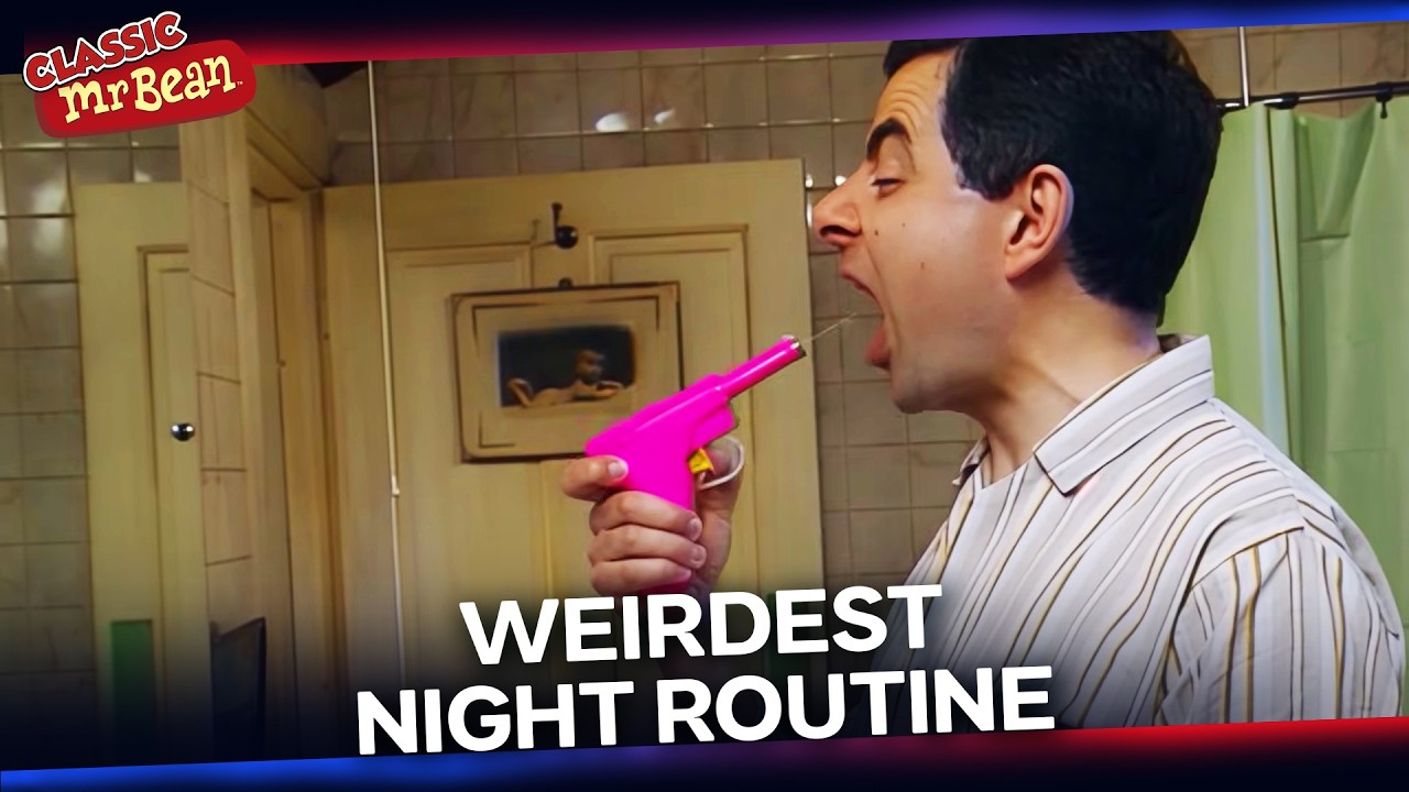 How Mr. Bean Gets Ready For Bed? | Classic Mr Bean
