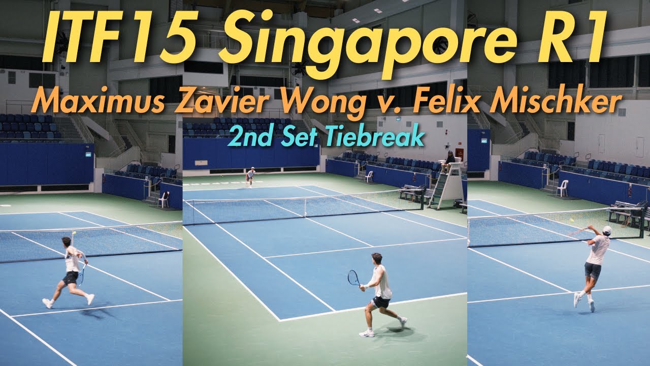 20250813 ITF15 Singapore Main Draw R1 - Maximus Zavier Wong v. Felix Mischker @tennisbrothers