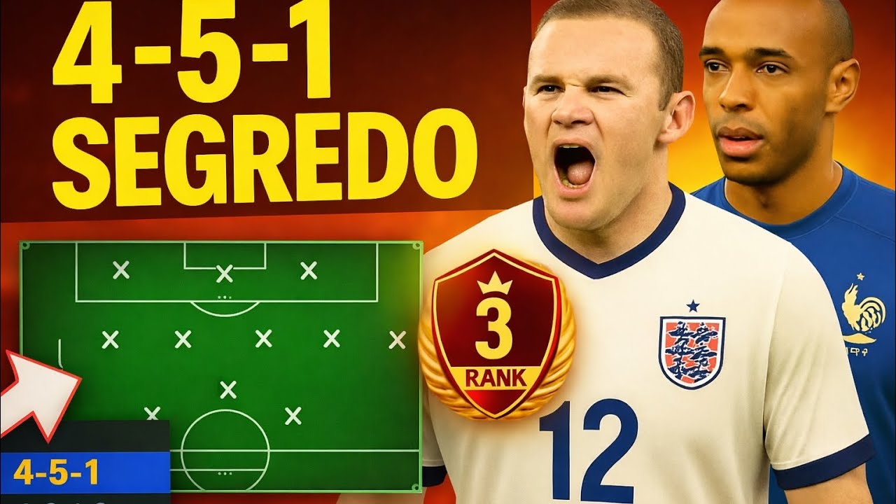 Ganhei mais jogos usando essa 4-5-1 (2) no EA FC 26!
