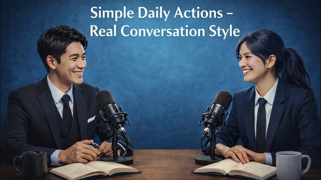 Simple Daily ActionsReal Conversation StyleEric & JennyLearn English Naturally