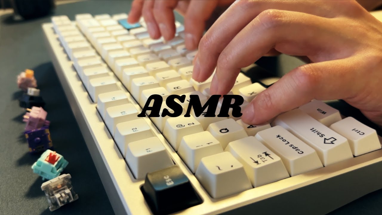 일할때 과제할때 마감할때 집중하기 좋은 빠른템포의 레이니75 타건 ASMR | Work with me! | Study with me! | Keyboard ASMR