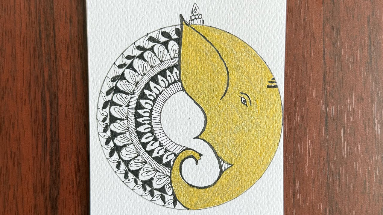 Vinayaka Mandala Art 01- Mandala Art for Relaxation | Soothing Visuals & Calming Music 🎶