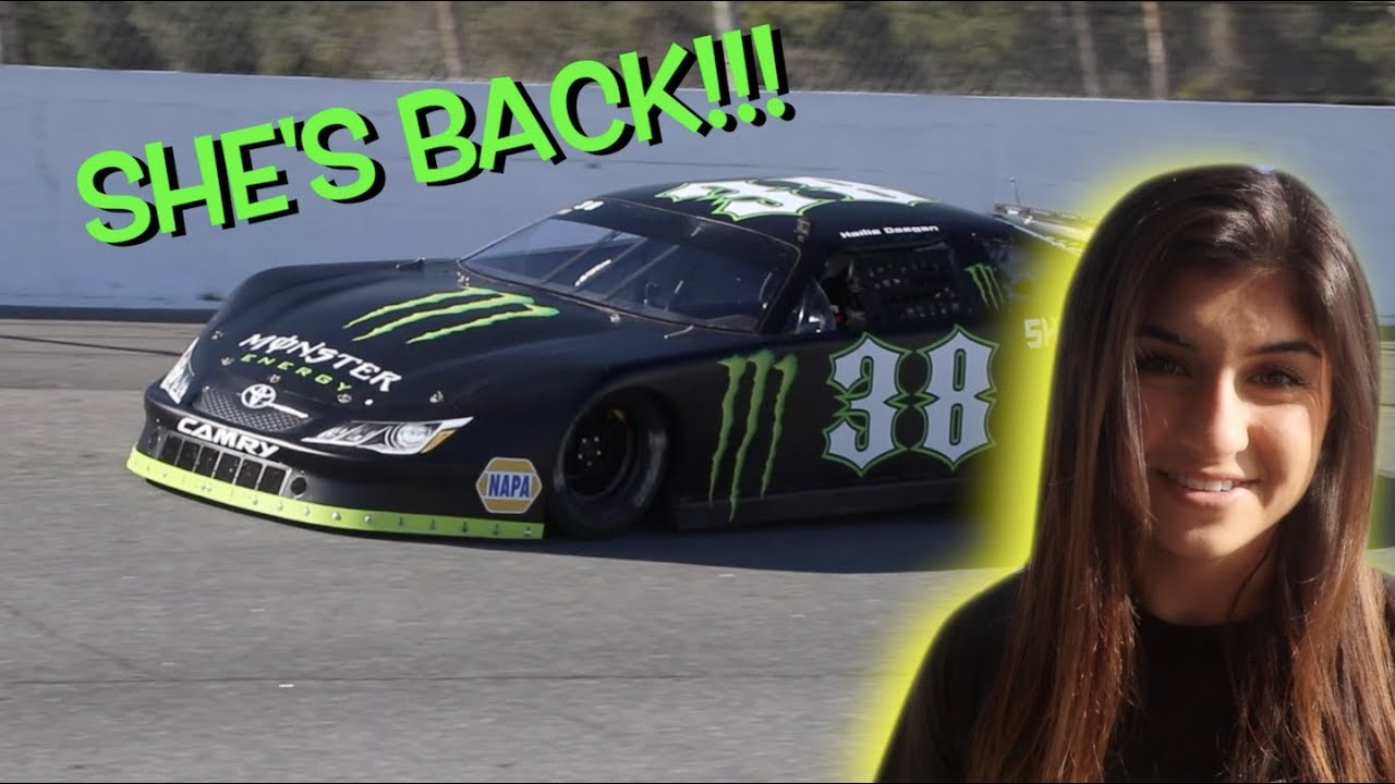 HAILIE DEEGAN'S NEW LATE MODEL RACE CAR!!!
