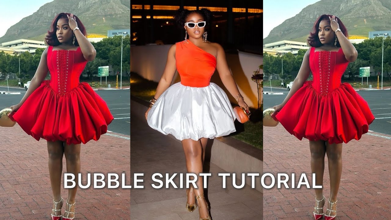 How to Sew a Bubble Skirt | EASY Balloon Skirt Tutorial (Beginner Friendly)