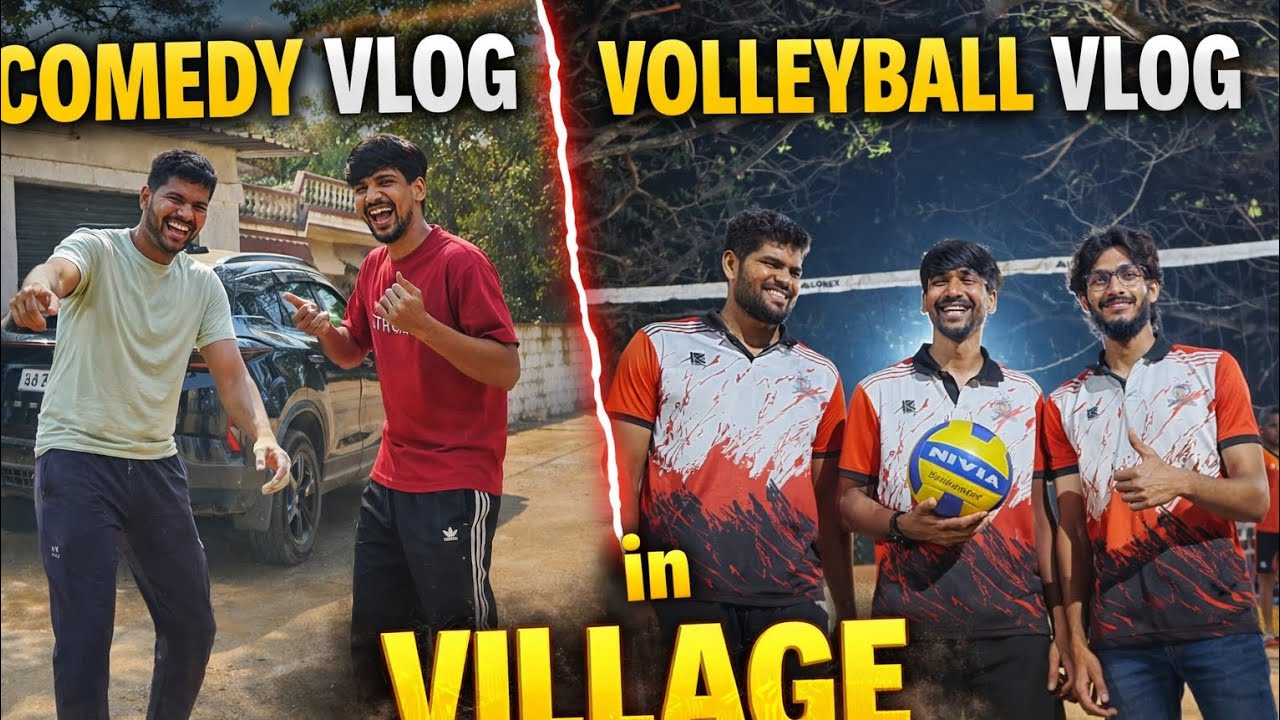 Volley Ball Vlog in Shivarathri Night ( Comedy) 🤣🤣