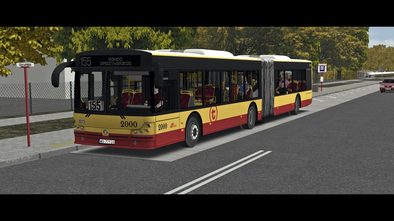 OMSI 2 - Solbus SM18 | 155 - Znana → R. Daszyńskiego | MZA Warszawa