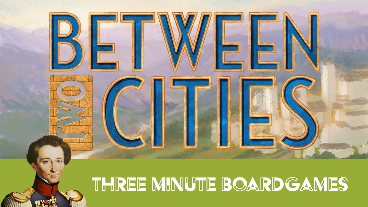 Between two cities in about 3 minutes