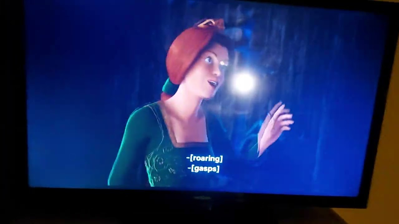 Shrek (2001) Escape from the Dragon (Audio Description)