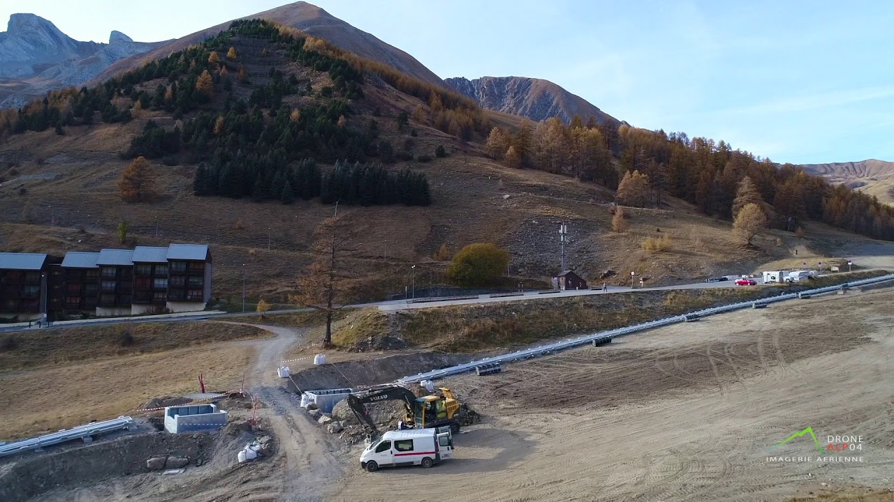 Travaux des Chauvets   Val d'Allos La Foux