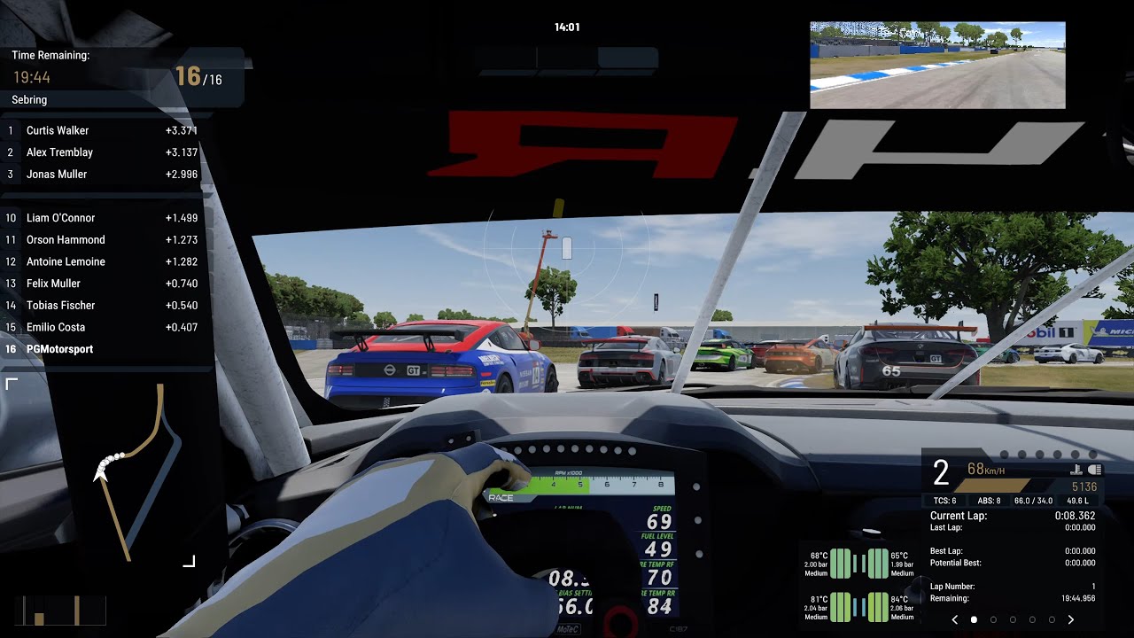 Project Motor Racing | Sebring Johnson Circuit | Chevrolet Camaro ZL-1 GT4.R