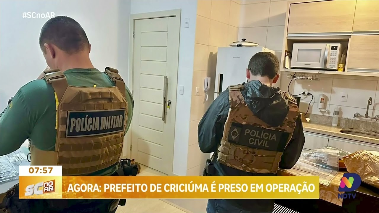Prefeito de Criciúma, Clésio Salvaro, é preso em operação do GAECO