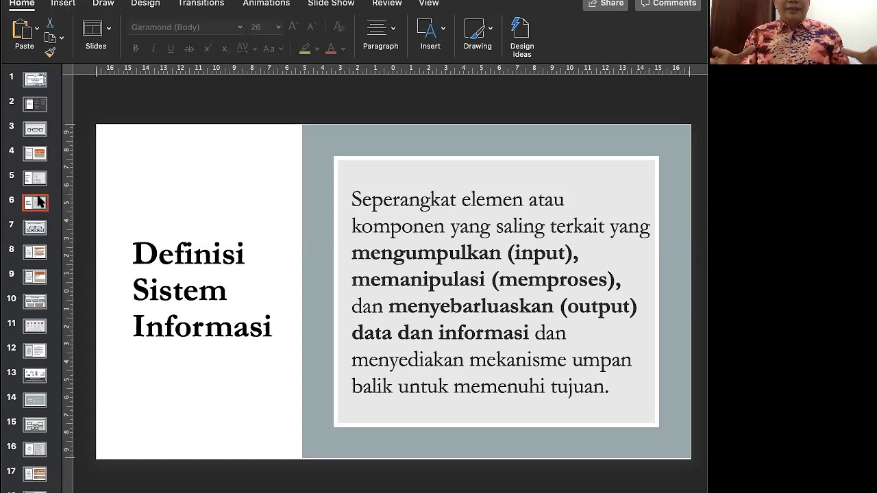 Kuliah Pengantar Sistem Informasi