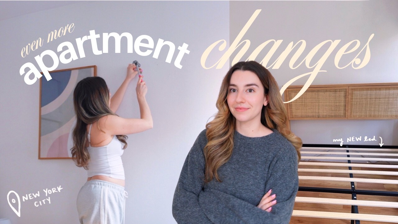 the apartment changes continue… i got a new bed (and other room updates) 🛏️