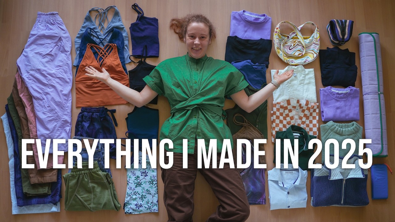 A Year's Worth of Sewing, Repairs, and Learnings
