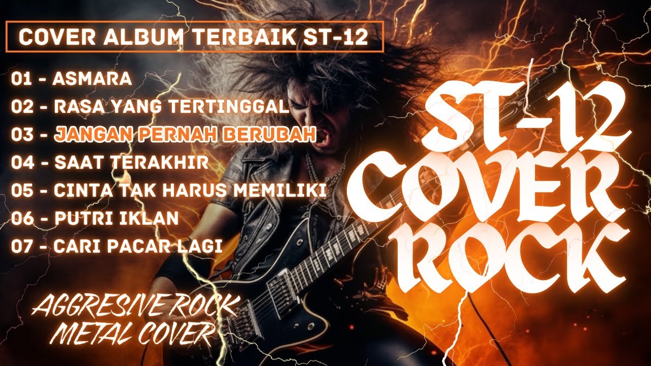 ST 12 COVER ROCK🎸FULL ALBUM TERBAIK 🔥Aggressive Rock Cover- Dzik Media Music