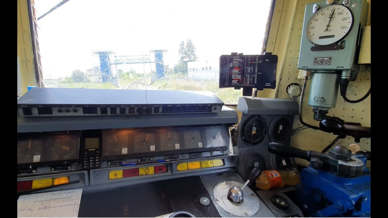 🔊 Dynamic (Rheostatic) ❤️ braking with locomotive Skoda 68E 🚆 (BDZ Class 44) 🇧🇬