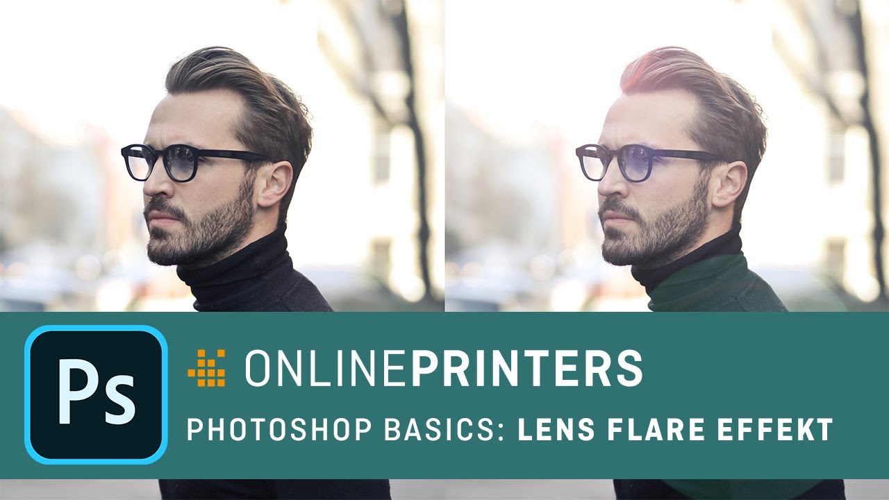 Lens-Flare-Effekt erzeugen – Photoshop Basics Tutorial