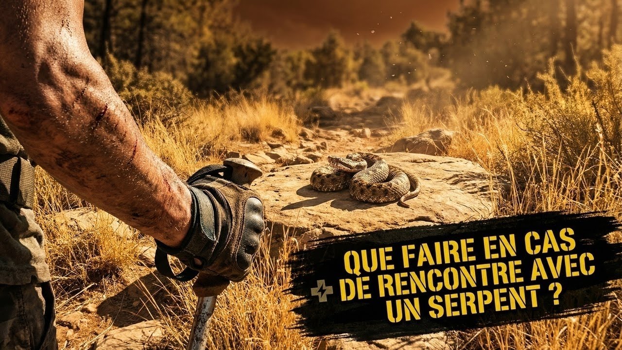 Que faire en cas de rencontre avec un serpent ?