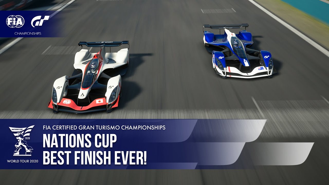 GT SPORT HIGHLIGHTS: ネイションズカップ最終ラップの激闘（日本語実況）