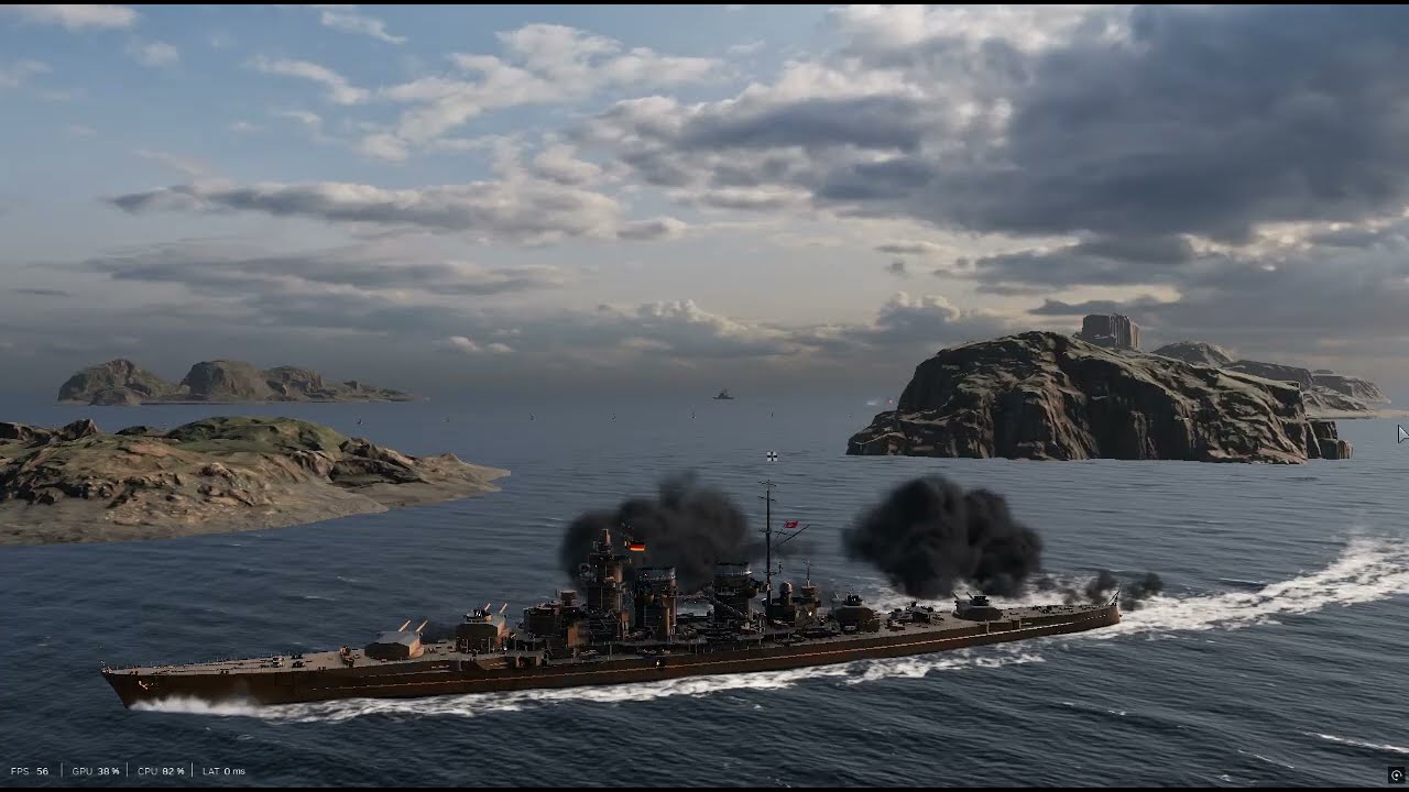 World of Warships SCHLIEFFEN ASYMMETRIC BATTLE