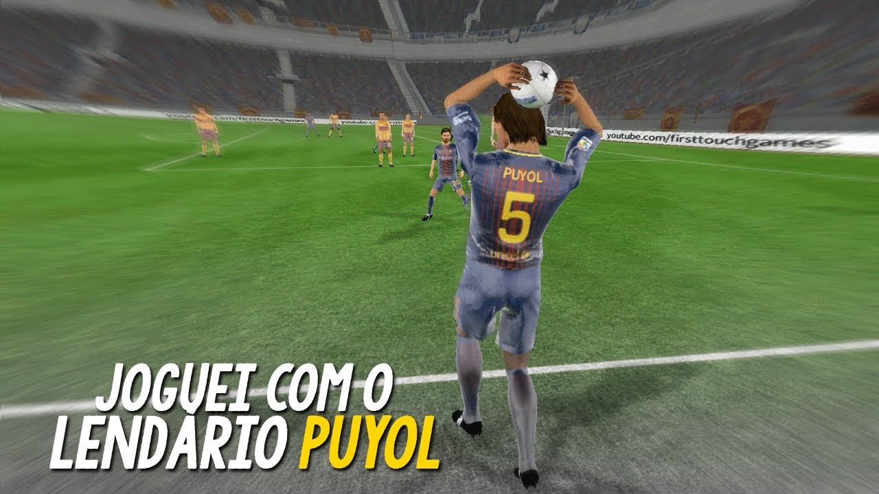 Gameplay com o time das lendas do Dream League Soccer