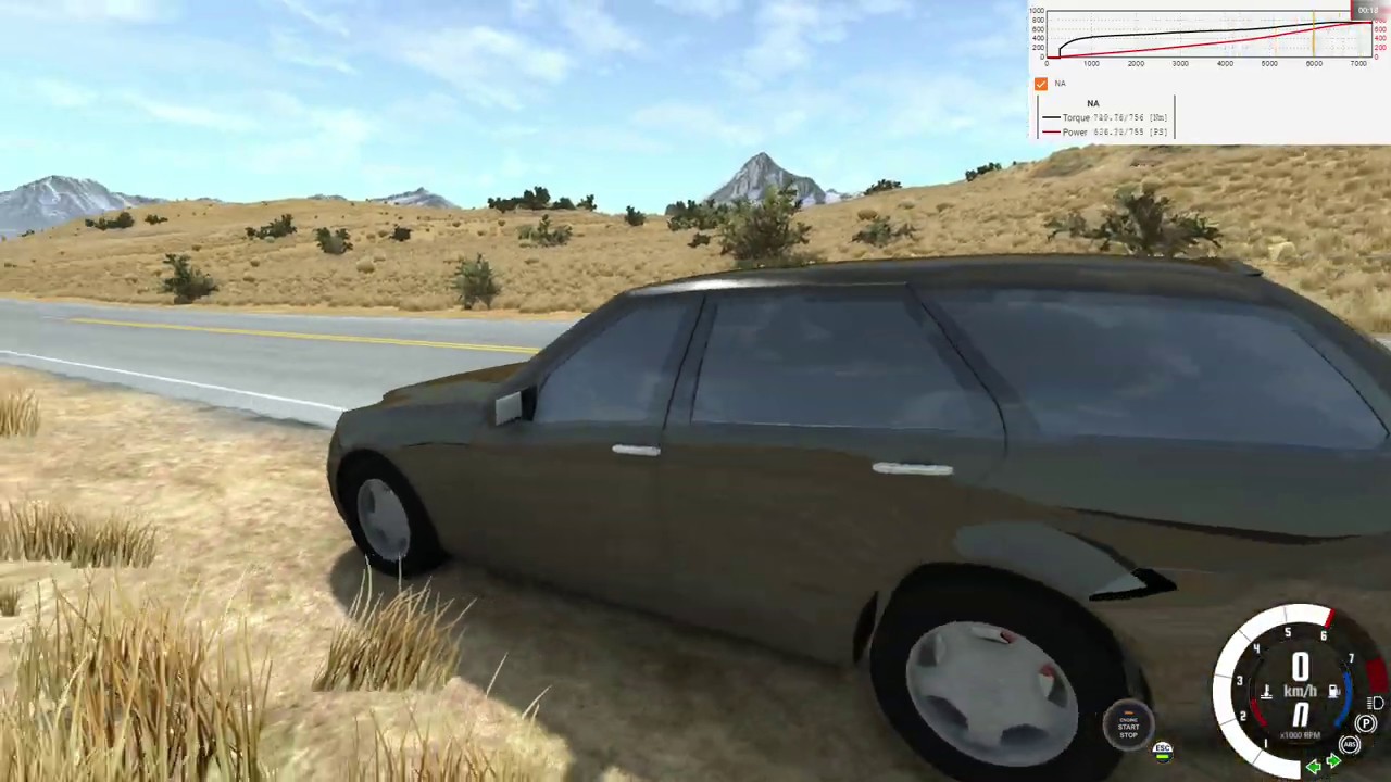 BeamNG.drive E65 vs D15