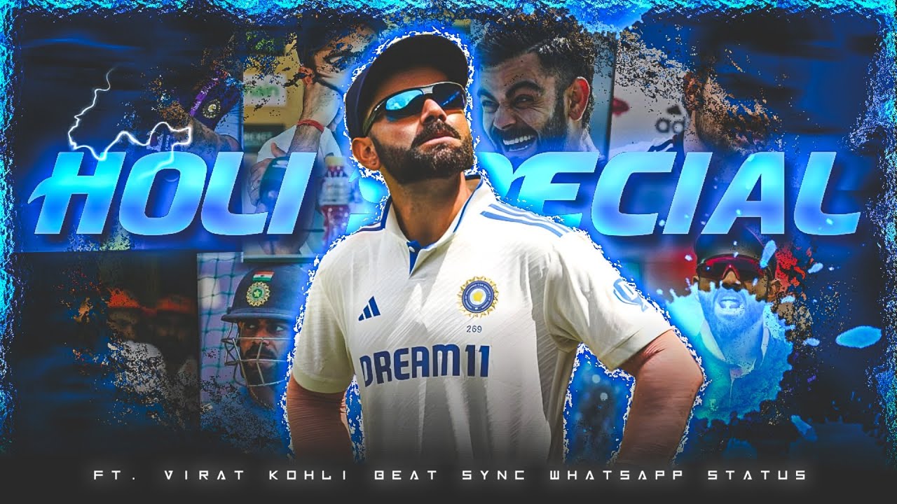 Virat Kohli X Balam Pichkaari 🎉😉|| Beat Sync HOLI SPECIAL Edit ❤‍🩹💗