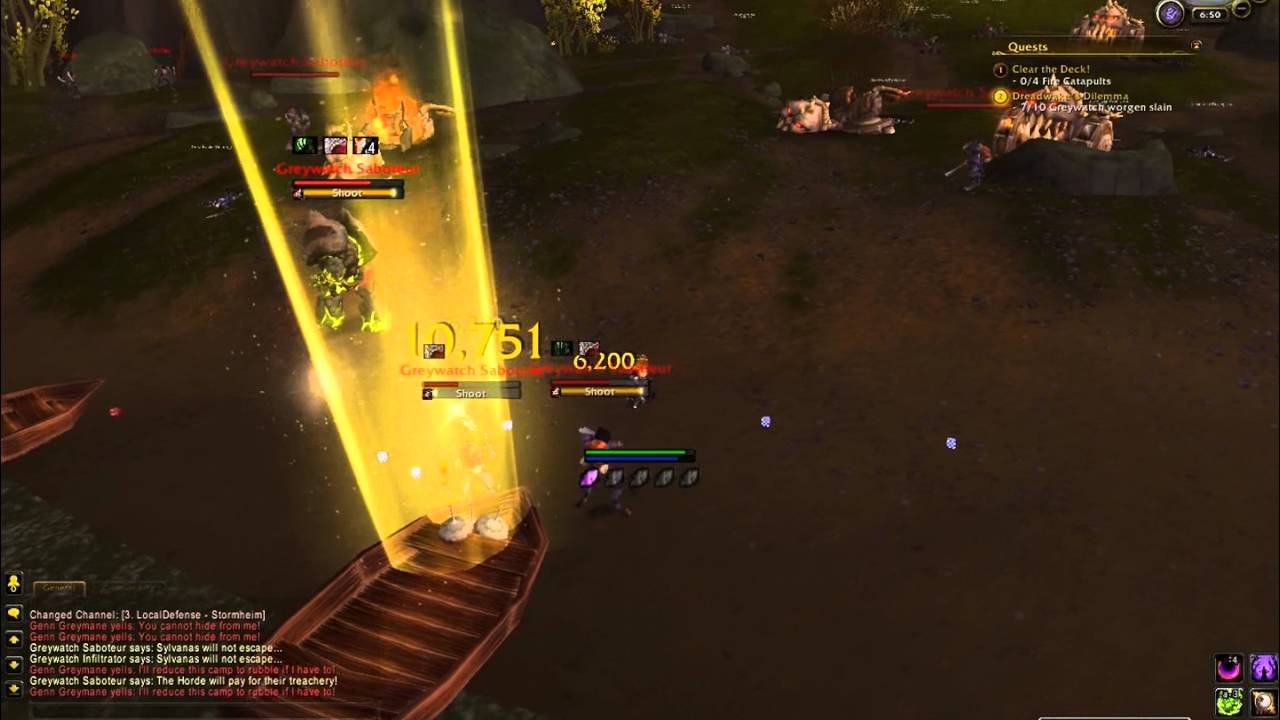 WoW quests - Clear the Deck & Dreadwake's Dilemma